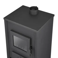 Viking Choice Brændeovne^Alsidig brændeovn med vandmantel - 15 kW, egnet til åbne og lukkede systemer
