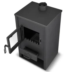 Viking Choice Brændeovne^Alsidig brændeovn med vandmantel - 15 kW, egnet til åbne og lukkede systemer