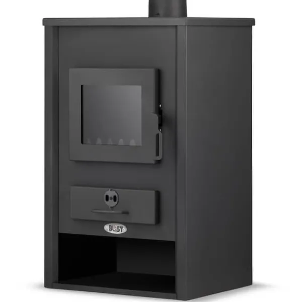 Viking Choice Brændeovne^Alsidig brændeovn med vandmantel - 15 kW, egnet til åbne og lukkede systemer