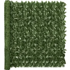 Buer, Spalier, Lysthuse Uden Tag^Altanafskærmning 600x150 cm mørkegrønne blade - Altanafskærmning - Altanafskærmninger - Home & Living