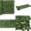 Discount Altanafskærmning 500x75 cm mørkegrønne blade - Altanafskærmning - Altanafskærmninger - Home & Living Buer, Spalier, Lysthuse Uden Tag