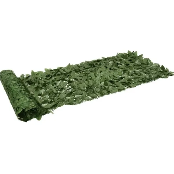 Discount Altanafskærmning 500x75 cm mørkegrønne blade - Altanafskærmning - Altanafskærmninger - Home & Living Buer, Spalier, Lysthuse Uden Tag