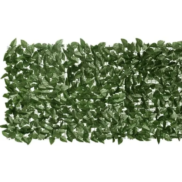 Discount Altanafskærmning 500x75 cm mørkegrønne blade - Altanafskærmning - Altanafskærmninger - Home & Living Buer, Spalier, Lysthuse Uden Tag