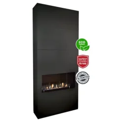 Pejse^Ambiance BCB bioethanol pejs - Sort - Højt til loftet - 3,5 KW varme