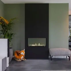 Pejse^Ambiance BOB bio-ethanol tunnelovn - Sort - Rumdeler - Højt til loftet - 3,5 KW varme