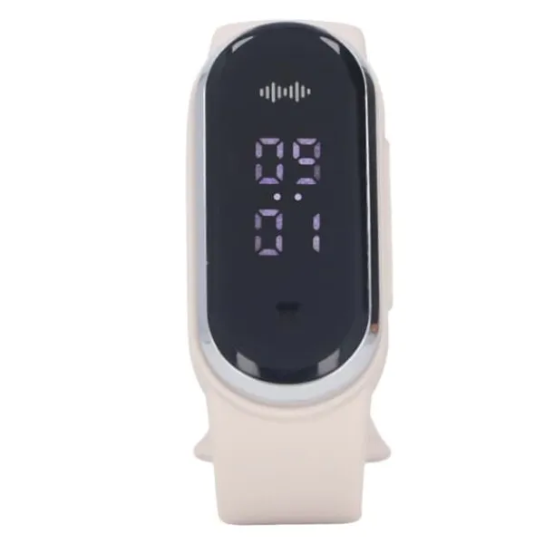 Discount Anti Mosquito Armband Watch Silica Gel USB Uppladdningsbart Ultraljud Myggmedel Armband för Outdoor White Insektmiddel & Dyreafvisende Middel