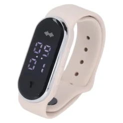 Discount Anti Mosquito Armband Watch Silica Gel USB Uppladdningsbart Ultraljud Myggmedel Armband för Outdoor White Insektmiddel & Dyreafvisende Middel