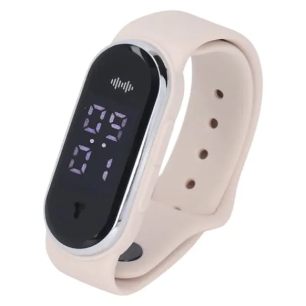 Discount Anti Mosquito Armband Watch Silica Gel USB Uppladdningsbart Ultraljud Myggmedel Armband för Outdoor White Insektmiddel & Dyreafvisende Middel