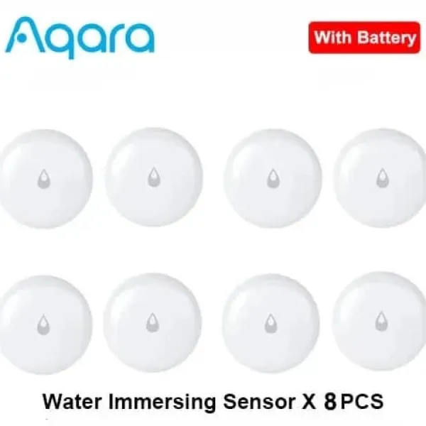 Lækagedetektorer^Aqara Vanddykning Sensor, IP67 Vandtæt, Zigbee Kommunikation,8X vandsensor