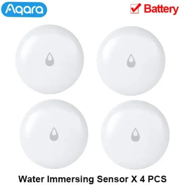New Aqara-sensorer, 4 stk. vandimmersionssensor, 4 stk. temperatur- og fugtighedssensor,4 stk vandsensor Lækagedetektorer
