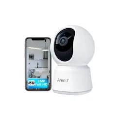 Sikkerhedsmonitorer & Videokameraer^Arenti sikkerhedskamera P2T Indendørs WiFi 2K 3MP
