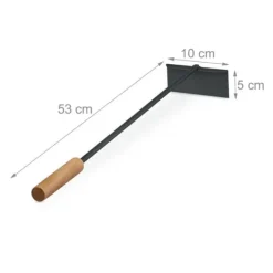 New Askeskovl, 53x10x5 cm, Sort Tilbehør Til Brændeovne & Pejse