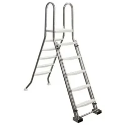 Best Astralpool Sikkerhedsstige Aisi-304l Ø43 1.35m 2x4 Trin Med Platform Til Over Jord Pools Pool- & Spatilbehør