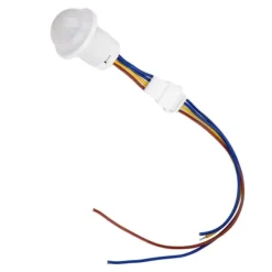 Bevægelsesdetektorer^Automatisk LED-bevægelsessensor - HW06A, Infrarød kontrol, 1-40W, 35*25mm