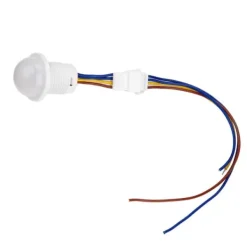 Bevægelsesdetektorer^Automatisk LED-bevægelsessensor - HW06A, Infrarød kontrol, 1-40W, 35*25mm