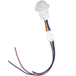 Bevægelsesdetektorer^Automatisk LED-bevægelsessensor - HW06A, Infrarød kontrol, 1-40W, 35*25mm