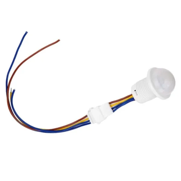 Bevægelsesdetektorer^Automatisk LED-bevægelsessensor - HW06A, Infrarød kontrol, 1-40W, 35*25mm