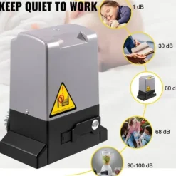 Skure, Garager & Carports^Automatisk skydeport til 1800 KG med 4 fjernbetjeninger og APP-kontrol for nem betjening.