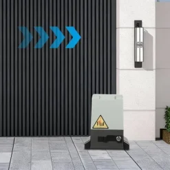 New Automatisk skydeportsåbner - Portmotor - 370 W - 220 V - Fjernbetjening - 6 Tandstænger - CE-godkendt - Fail Safe Skure, Garager & Carports