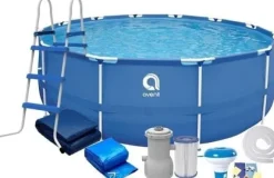 Sale Avenli 420 cm Opsætningspoolsæt med Pumpe - Komplet & Budgetvenlig Pooler