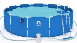 Sale Avenli 420 cm Opsætningspoolsæt med Pumpe - Komplet & Budgetvenlig Pooler