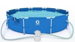 Sale Avenli 420 cm Opsætningspoolsæt med Pumpe - Komplet & Budgetvenlig Pooler