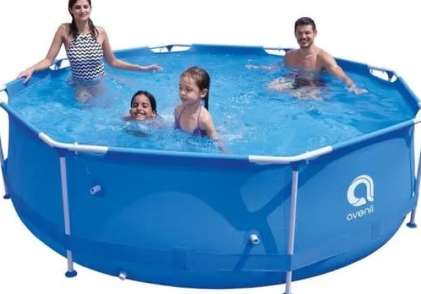 Sale Avenli 420 cm Opsætningspoolsæt med Pumpe - Komplet & Budgetvenlig Pooler