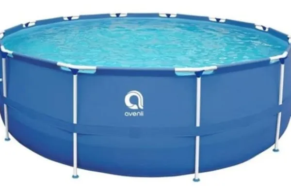 Viking Choice Pooler^Avenli 305 cm Rund Overjordisk Pool Sæt med Pumpe til Haveentusiaster