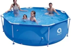 Viking Choice Pooler^Avenli 305 cm Rund Overjordisk Pool Sæt med Pumpe til Haveentusiaster