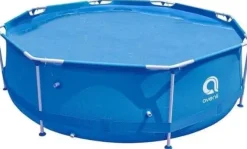 Avenli 305 cm Rund Overjordisk Pool Sæt med Pumpe & Filter til Haveelskere Pooler