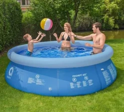 Viking Choice Pool- & Spatilbehør^Avenli 244cm Familie Oppustelig Pool med Pumpe, Grunddække & Tilbehør