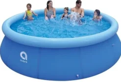 Viking Choice Pooler^Avenli 244cm Rund Oppustelig Pool Sæt med Pumpe & Filtersystem - Perfekt til Haveentusiaster
