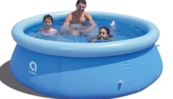 Viking Choice Pooler^Avenli 244cm Rund Oppustelig Pool Sæt med Pumpe & Filtersystem - Perfekt til Haveentusiaster