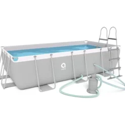 Pooler^Avenli Rammepool 400X200X99 Cm med sandfilterpumpe - Komplet sæt