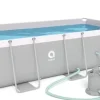 Viking Choice Pooler^Avenli 400x200x99cm Rektangulær Ramme Pool med Pumpe, Ideel til Familier & Sociale Samvær