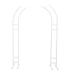 Buer, Spalier, Lysthuse Uden Tag^Baggrundsstativ, Holdbar Stål Konstruktion, Elegant Begivenhedsdekoration,M, HVID