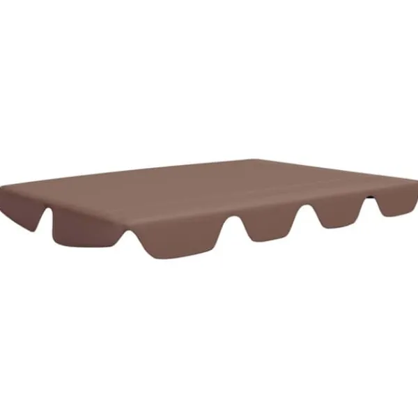 Telte & Lysthuse^Baldakin til havegynge 150/130x105/70 cm brun - Baldakin - Baldakiner - Home & Living
