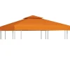 Best Baldakin til havepavillon 3x3 m - Sol- og regnbeskyttelse | Farve: Orange | Størrelse: 310 g/m² Telte & Lysthuse