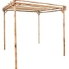 Online Bambus pergola til haven - Stabil base til klatreplanter | Størrelse: 170x170x220 cm Buer, Spalier, Lysthuse Uden Tag