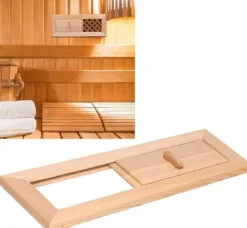 Sauna^Bastutillbehör, ventilationsgaller i trä, tillbehör till ångbad, ventilationsgaller for ångbad, simbassänger, basturum, hemmabrug