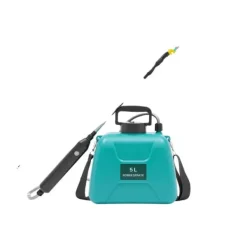 Haveværktøj^Batteridrevet sprøjte, 5L kapacitet, USB genopladelig, justerbar skulderrem,grøn