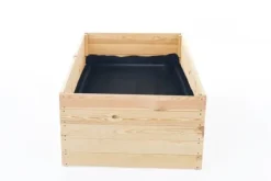Viking Choice Plantningsbænke^Begynderens Træhavebed 140x80x18 cm med Jorddug til Friske Grøntsager & Urter