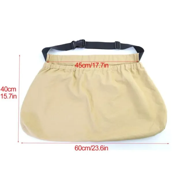 Discount Berry Foderpåse Multipurpose Slitstark Nylon Frukt Foraging förvaringsväska med spänne Havekurve