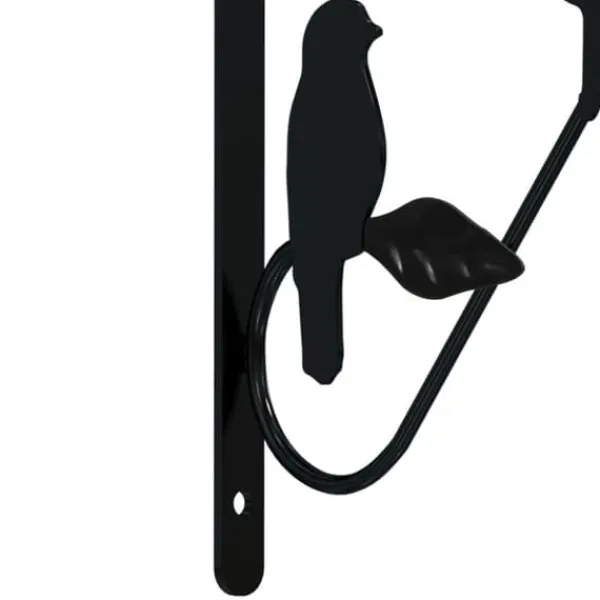 New Beslag til hængekurv - Stål | Farve: Sort | 4 stk. Til Fugle & Småvildt
