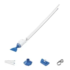 Bestway Pool- & Spatilbehør^- Pool Støvsuger AquaCrawl & Filter Pump 3028 L/h & 2 filtre Type II &WAYS skrubbebørste