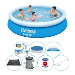 Bestway Pooler^Fast Set Rund 366x76 cm - Poolpakke
