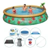 Bestway Pooler^Fast Set The flowers of paradise Rund 457x84 cm - Pool sæt