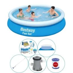 New Fast Set 366x76 cm - Pool combo tilbud Pooler