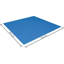 Discount Bestway Flowclear poolunderlag 274x274 cm - Beskytter mod slid | Størrelse: 274x274 cm Pool- & Spatilbehør