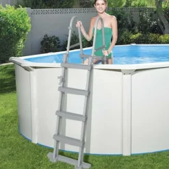 Bestway Pooler^Hydrium fritstående pool 610x360x120 cm oval
